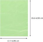 Thick Disposable Garbage Bags 100Pcs Biodegradable Plastic Trash Bags Green 45X50Cm Flat Mouth for Home Kitchen Bathroom Use - Image 3