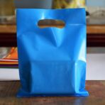 Plastic Party Favor Small Gift Bags, 100 PCS 6" x 8" Goodie Bags for Kids, Candy Treat Pouches Bulk with Handle for Kids' Birthday Party, Thanksgiving, Christmas, Halloween, 10 Colors - Image 7