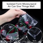 600 Pcs Small Cellophane Bags 3x5",Clear Resealable Cellophane,Self Sealing Bags for Candy Bakery Snacks Cookie Jewelry,Cello Bag for Party Decorative Gift - Image 6