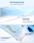 JMU 200 Self Sealing Sterilization Pouches, 2.25" x 5" Autoclave Sterilizer Bags - Image 3