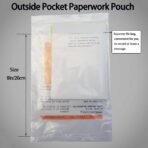 50pcs Biohazard Specimen bags, 6x9in/15x25cm Printed with Biohazard logo, Laboratory Sample Ziplock Top Bag - Image 4