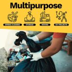 ToughBag 55 Gallon Contractor Trash Bags, 2 Mil Thick (30 Count) - Heavy Duty Drum Liners, Industrial & Commercial Black Garbage Bags - Made in USA - Image 6