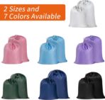 Polecasa Extra Heavy Duty Large Laundry Bag with Sturdy Handles and Drawstring Closure, 28 x 36 inches Storage Bag for Basket, College, Dorm, Travel, Silver - Image 9
