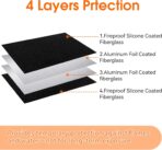 Fireproof Document Bag (10"x13.5"), Waterproof Holder with Zipper for Passport, Important Papers, Cash, Money and Valuables, Secure Storage Organizer for Travel, Home, Office - Image 7