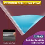 Extra Large 5 Gallon Zippered Plastic Bags for Storage- 18'' x 24'', Ideal for Clothes Clothing, Travel, Moving, 2-mil Thick Clear Plastic, 10 pack - Image 5