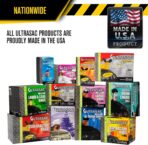 Ultrasac Heavy Duty Contractor Bags (VALUE 50 PACK/w TIES), 42 Gallon, 32.75" X 47" - 3 MIL Thick Large Black Industrial Garbage Trashbags for Construction and Commercial use - Image 7