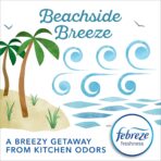 Glad Small Trash Bags 4 Gallon, Febreze Beachside Breeze Garbage Bags, Odor Resistant with Drawstring, 80 Count - Image 4