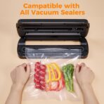 Wevac Vacuum Sealer Bags 8x50 Rolls 2 pack for Food Saver, Seal a Meal, Weston. Commercial Grade, BPA Free, Heavy Duty, Great for vac storage, Meal Prep or Sous Vide - Image 6