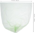 GARVALON Biodegradable Trash Bags 100pcs (5 Rolls) Starch-based 2.6 Gallon 45x50cm Plastic Bags for Kitchen Bathroom Office Waste Disposal - Image 3