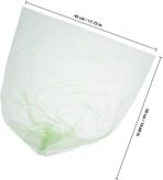 GARVALON Biodegradable Trash Bags 100pcs (5 Rolls) Starch-based 2.6 Gallon 45x50cm Plastic Bags for Kitchen Bathroom Office Waste Disposal - Image 9