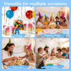 Gewutho 100 Pack Cellophane Bags, 6×10-Inch Clear Cellophane Gift Bags with 100 Gold Twist Ties Included, Plastic Packaging Bags Ideal for Wrapping Cookies, Candies, Party Favors, and Popcorn - Image 6