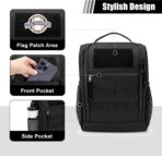 Single Baseball Glove Case, Baseball Glove Holder for Softball & Baseball Glove, Black Baseball Glove Bag with Multiple Storage Pockets - Image 4