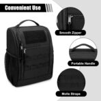 Single Baseball Glove Case, Baseball Glove Holder for Softball & Baseball Glove, Black Baseball Glove Bag with Multiple Storage Pockets - Image 5