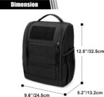 Single Baseball Glove Case, Baseball Glove Holder for Softball & Baseball Glove, Black Baseball Glove Bag with Multiple Storage Pockets - Image 6