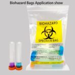 50pcs Biohazard Bags 6x9in/15x25cm,Specimen Bags with Biohazard Logo Printing, Lab Sample Bag with Pocket Pouch (Yellow 50pcs) - Image 4