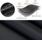 Pallet Cover, Waterproof Heavy Duty Pallet Covers Fits Large Pallets Up to 53" x 53" x 75", Fade Resistant Cargo Turnover Cover With Zipper - Image 3