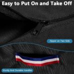 Pallet Cover, Waterproof Heavy Duty Pallet Covers Fits Large Pallets Up to 53" x 53" x 75", Fade Resistant Cargo Turnover Cover With Zipper - Image 6