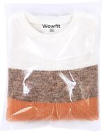 Wowfit 100 Count 14x20 Inch Clear Cellophane Plastic Bags, Resealable Self-Sealing Cello Bags Great for Packaging Clothing, Shirts, Decorative Wrappers, Party Favors, Artwork and More - Image 3