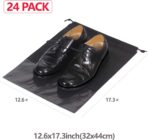 24PCS Travel Shoe Bags Non-Woven with Rope for Men and Women Large Shoes Storage Packing Pouch Organizers - Image 3