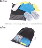 24PCS Travel Shoe Bags Non-Woven with Rope for Men and Women Large Shoes Storage Packing Pouch Organizers - Image 7