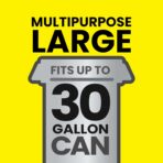 Glad Large 30 Gallon Trash Bags, Unscented Heavy Duty Garbage Bags, Forceflex with Drawstring, 50 Count (Packaging May Vary) - Image 6