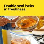 Glad Zipper Food Storage Plastic Bags, Sandwich, 100 Count (Package May Vary) - Image 3