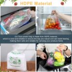 Geyoga 1000 Pcs Plastic Produce Bags Narrow Profile Bags Clear HDPE Produce Handbags for Grocery Food Vegetable Storage, 500 Bags/1 Roll (10 x 15 Inches) - Image 6