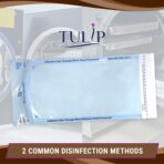 Self Sealing Sterilization Pouch 5.25" x 10" (200 Pack) - Autoclave Sterilizer Bags for Clean Tools - Dental and Nail Sanitizer Packets by Tulip - Image 4