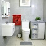 50pcs 9x13in/23x33cm Stick-On Biohazard Infectious Red Waste Bags - Image 5