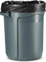 55-60 Gallon Trash Bags Heavy Duty - Bulk 150 Pack Large Garbage Bags - Big Black Commercial Trash Can Liners - Made In USA - Image 7