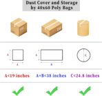 Extra Large Clear Plastic Storage Bags,5Pieces 40x60 Inches Big Giant Jumbo Huge Plastic Storage Bags for Luggage, Suitcase,Furniture,5 Ribbons Included - Image 4