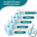 Cozy Essential 30 Pack Vacuum Storage Bags, Space Saver Vacuum Storage Bags, Vacuum Seal Bags for Clothing, Clothes, Comforters and Blankets, Pillow, Bedding - Image 5