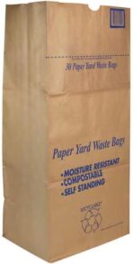 30 Gallon Lawn & Leaf 2-Ply Heavy-Duty Yard Waste Compost Refuse Paper Bags with Necessia Gardening Gloves, Eco-Friendly, Tear Resistant, Self Standing, Biodegredable, Made in USA, 30 Count - Image 5