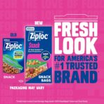 Ziploc Snack Bags, Easy Open and Close, Plastic Food Storage Bags, 280 Bags Total (Packaging May Vary) - Image 3