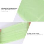 Biodegradable Thick Trash Bags 100Pcs Disposable Plastic Garbage Bags 45X50Cm Flat Mouth for Kitchen Bathroom Home Waste Disposal Green - Image 4