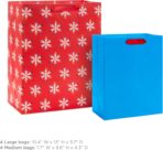 Hallmark Holiday Gift Bag Assortment (8 Bags: 4 Medium 9", 4 Large 13") - Image 4