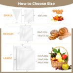 Clear Gift Bags 10 PCS 24x30 Inches Large Cellophane Wrap for Gift Baskets Wrapping Plastic with Ties for Gift Giving, Packaging Products - Image 7