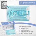 400 2.25 x 4 Inch Self Sterilization Autoclave Pouches for Cleaning Tools, Sterilizer Bags for Dental Offices, Pouch for Dentist Tools, 2 Boxes of 200 - Image 7