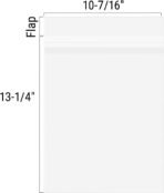 Golden State Art, 100 Pack 10-7/16" x 13-1/4" Acid-Free Clear Sleeves Storage Bags - Fits 10X13 Prints, Photos, Clothing & T Shirts Self Seal - Image 3