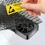 Open Top Antistatic Bag, Large Premium Anti Static Bags with Sticker for Motherboard Video Card LCD Screen, 12 x 16 inches, 5 Pack - Image 5