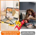 8 Set Packing Cubes for Suitcases, kingdalux Travel Luggage Packing Organizers with Laundry Bag, Compression Storage Shoe Bag, Clothing Underwear Bag, for Man & Women - Image 6