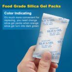 Moisture Absorbers, 20G 75 Pack Premium Transparent Desiccant for Storage, Silica Gel Desiccant Packets (20G, 75) - Image 3