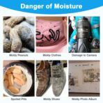 Moisture Absorbers, 20G 75 Pack Premium Transparent Desiccant for Storage, Silica Gel Desiccant Packets (20G, 75) - Image 6