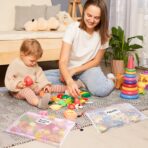 Sooez 20 Pack Mesh Zipper Pouch Bags, A4 Letter Size, Zipper Bags with Label Pocket, Waterproof Pouches for Classroom Organizer, Board Game Toy Storage, Document Bag for Teacher School Office Supplies - Image 8