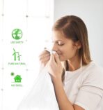 Teivio Small Trash Bags 4 Gallon 160 Counts Garbage Bags, Bathroom Trash Can Bin Liners, Small Plastic Bags for home office kitchen, fit 12-15 Liter, 3,3.5,4.5 Gal, Clear - Image 6