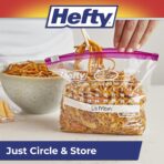 Hefty Slider Calendar Storage Bags, Quart Size, 40 Count (Pack of 4), 160 Total - Image 6