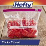 Hefty Slider Calendar Storage Bags, Quart Size, 40 Count (Pack of 4), 160 Total - Image 7