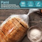 PAMI Gallon Twist Tie Storage Bags - 100 Disposable Plastic Food-Safe Baggies with Ties, 11x12.5 in, Versatile for Kitchen, Home, Office Uses - Image 6