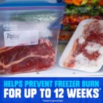 Ziploc Gallon Food Storage Freezer Bags, 120ct Total, Stand-Up Bottom, Easy to Fill, 30 Count, 4 Pack (Packaging May Vary) - Image 4