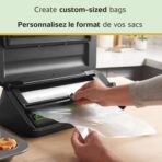 FoodSaver Custom Length Vacuum Sealer Bags Multipack, 5 Count Rolls for Airtight Food Storage and Sous Vide - Compatible with FoodSaver, 8 (2 Pack) and 11 (3 Pack) - Image 5